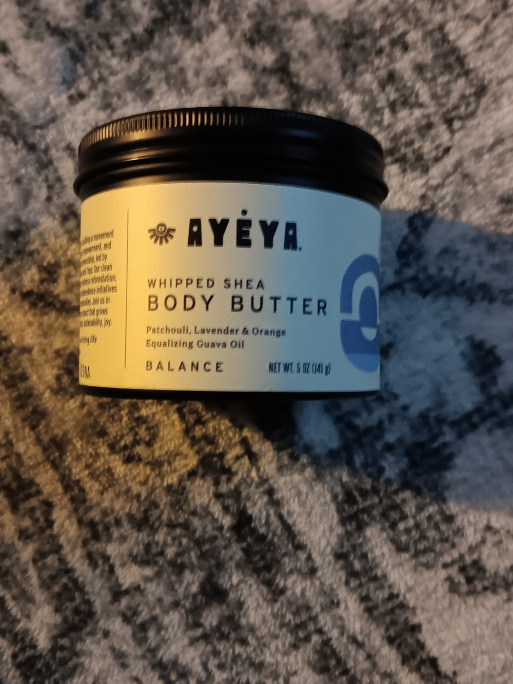 Ayeya Whipped Shea Body Butter - Balance 5oz .